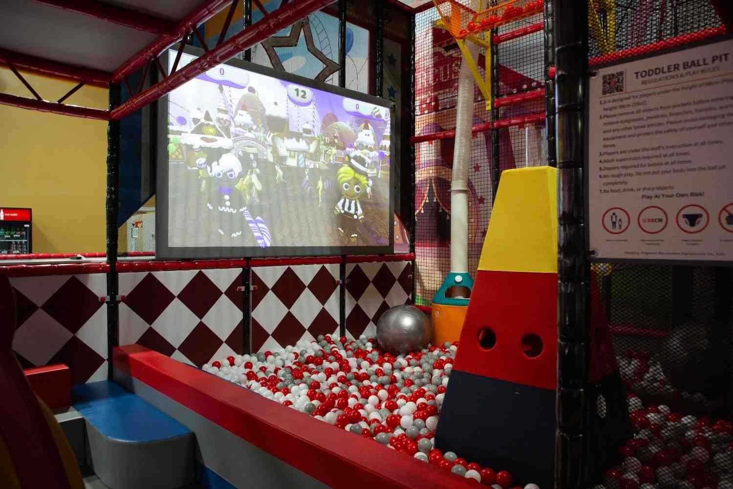 digital ball wall team building activities for kids in birmingham