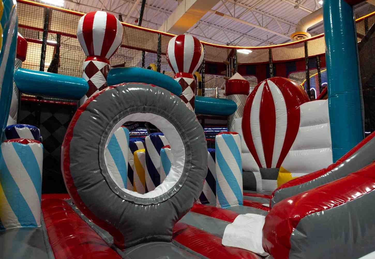 inflatable fun team building activities in birmingham